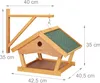 Relaxdays Mangeoire en bois à suspendre, dimensions : 35 x Voir les images du produit 4