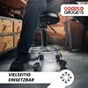 Stołek roboczy na kółkach - czarny Podgląd zdjęcia produktu 4