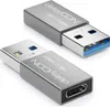 deleyCON USB C auf USB Adapter [2 Stück] C Buchse auf A Produktbild-Vorschau 1