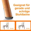 Möbelgleiter 23x30 mm – 32 Stück Filz-Silikon-Pads für Produktbild-Vorschau 3
