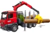 Bruder 03669 - MB Arocs Holztransport-LKW mit Ladekran, Produktbild-Vorschau 9