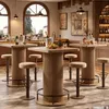 Tribesigns Bartisch, 100 cm hoch, braun, Bistrotisch mit Produktbild-Vorschau 7