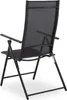 Gartenstuhl outdoor JONA BHT 55x105x68 cm schwarz Produktbild-Vorschau 3