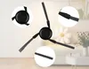 A collage of close-up shots of robot vacuum cleaner brushes against a blurred background of a living room. Anteprima dell’immagine prodotto
