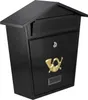 Boîte aux lettres 380x320x105mm noir Voir les images du produit 1