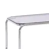 Couchtisch Retro 90cm Sicherheitsglas Schwarz und Produktbild-Vorschau 6