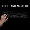 A hand is shown typing on a black keyboard with a black background. Text overlays the top of the image. Náhled obrázku produktu