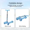 Kinderroller Dreirad-Balance-Roller mit LED-Beleuchtung für Produktbild-Vorschau 7