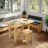 Gruppo panca ad angolo Vicco Roman Rovere dorato 210 x 150 Anteprima dell’immagine prodotto 5