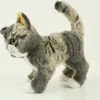 Steiff Kuscheltier Katze Kitty Plüsch grau beige - 25 cm - Produktbild-Vorschau 2