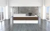 Kerkmann Design-Theke Grundtheke Atlantis  Weiss-Nussbaum Produktbild-Vorschau 4