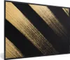 MuchoWow® MuchoWow® Gerahmtes Poster Goldene Farbstreifen Produktbild-Vorschau 1
