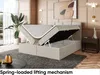 MEBLINI Boxspringbett mit Bettkasten - Gepolstert Produktbild-Vorschau 4