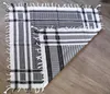 Harrys-Collection Uni PLO Tuch Kufiya Shemagh, Weiß/Schwarz Produktbild-Vorschau 2