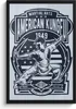MuchoWow® MuchoWow® Gerahmtes Poster Kungfu - Sport - Retro Produktbild-Vorschau 1