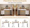 WOLTU Schminktisch mit LED, Spiegel, 2 Schubladen, Produktbild-Vorschau 6