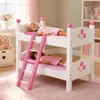 Lit superposéPolyuréthanebois wss.,tissu rose Voir les images du produit 9