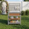 Armoire de rangement d'extérieur et table de jardinage, Voir les images du produit 2
