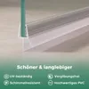 S'AFIELINA Guarnizione doccia 2 pezzi 80cm per vetro 4-6mm Anteprima dell’immagine prodotto 2