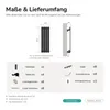 Radiateur plat EMKE, 90 x 30,4 cm, à une seule couche, 297 Voir les images du produit 6