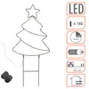 Albero di Natale da giardino a LED con timer 96 cm - 180 Anteprima dell’immagine prodotto 3
