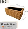 HolzGarden Fioriera in Legno Massello Impregnato con Anteprima dell’immagine prodotto 2