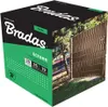 Zaunschutzfolie 19cm x 35m mit 20 Befestigungsclips braun Produktbild-Vorschau 2