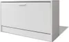 vidaXL Schuhbank Weiß 80x24x45 cm Produktbild-Vorschau 4