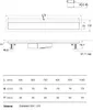 Aloni Duschrinne Fliesenmulde 60cm Produktbild-Vorschau 10