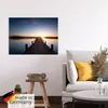 ARTland Poster Sonnenstrahlen - Sonnenuntergang Größe: Produktbild-Vorschau 5