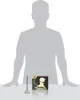 A silhouette of a person is shown behind a product box, with a ruler indicating its size. Náhled obrázku produktu