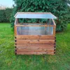 QLS Mini-Gewächshaus Holz Timber 120x80 Frühbeet Balkon für Produktbild-Vorschau 5