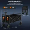 Skladací vozík 220 l, nosnosť 170 kg, terénny transportný Náhľad obrázku produktu 3