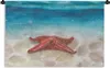MuchoWow® Wandteppich Wandbehang Meer - Aquarell - Seestern Produktbild-Vorschau 1