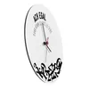 Ach egal dann komm ich halt zu spät Wanduhr aus Alu Produktbild-Vorschau 6