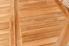 A close-up view of a wooden table surface, showing the grain and texture of the wood. Produktbild-Vorschau