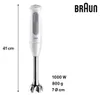 Mixeur plongeant multifonctions 1000w blanc - Braun - Voir les images du produit 6