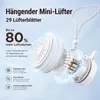 Bladeless Nackenventilator tragbar USB, leise Produktbild-Vorschau 2