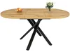 Ausziehbarer Esstisch 100-140cm – rund-oval, stabiles Produktbild-Vorschau 8