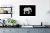 MuchoWow® Poster Elefant - Blumen - Pflanzen 60x40 cm - Produktbild-Vorschau 3