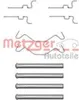 10x METZGER 109-1683 Zubehörsatz Scheibenbremsbelag Hinten Produktbild-Vorschau 1