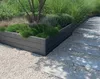 A raised garden bed with plants and a pathway. Náhled obrázku produktu