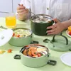 Izolovaný nerezový box na oběd, bento box, přenosná nádoba Náhled obrázku produktu 9