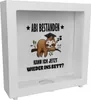Abi bestanden Faultier Rahmen Spardose aus Holz mit Spruch Produktbild-Vorschau 1