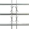 vidaXL Fenstergitter 1000-1500 mm Galvanisiertes Stahl Produktbild-Vorschau 10