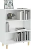 vidaXL Credenza bianca 69,5x32,5x90 cm Materiale ligneo Anteprima dell’immagine prodotto 6