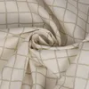 SCHÖNER LEBEN. Kissenhülle Karo Gitter wollweiß beige div. Produktbild-Vorschau 5