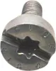 A close-up, angled view of a metal screw with a star-shaped drive head. Numbers are visible around the head of the screw. Produktbild-Vorschau