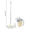Bodenwischer Set Wischmop 360° Teleskopstiel Mopp Produktbild-Vorschau 2