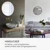 Elegance by Casa Chic - Goldener Wandspiegel aus Metall - Produktbild-Vorschau 3